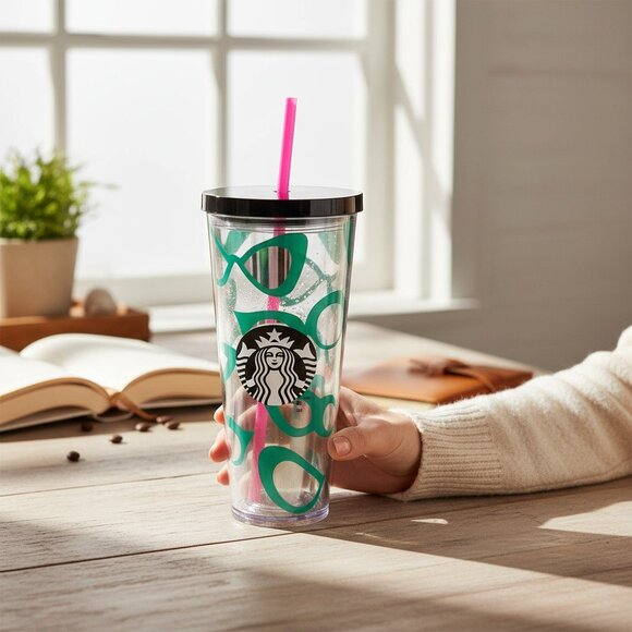 Starbucks Mirrored Cat Eye Tumbler - Picture 1 of 7